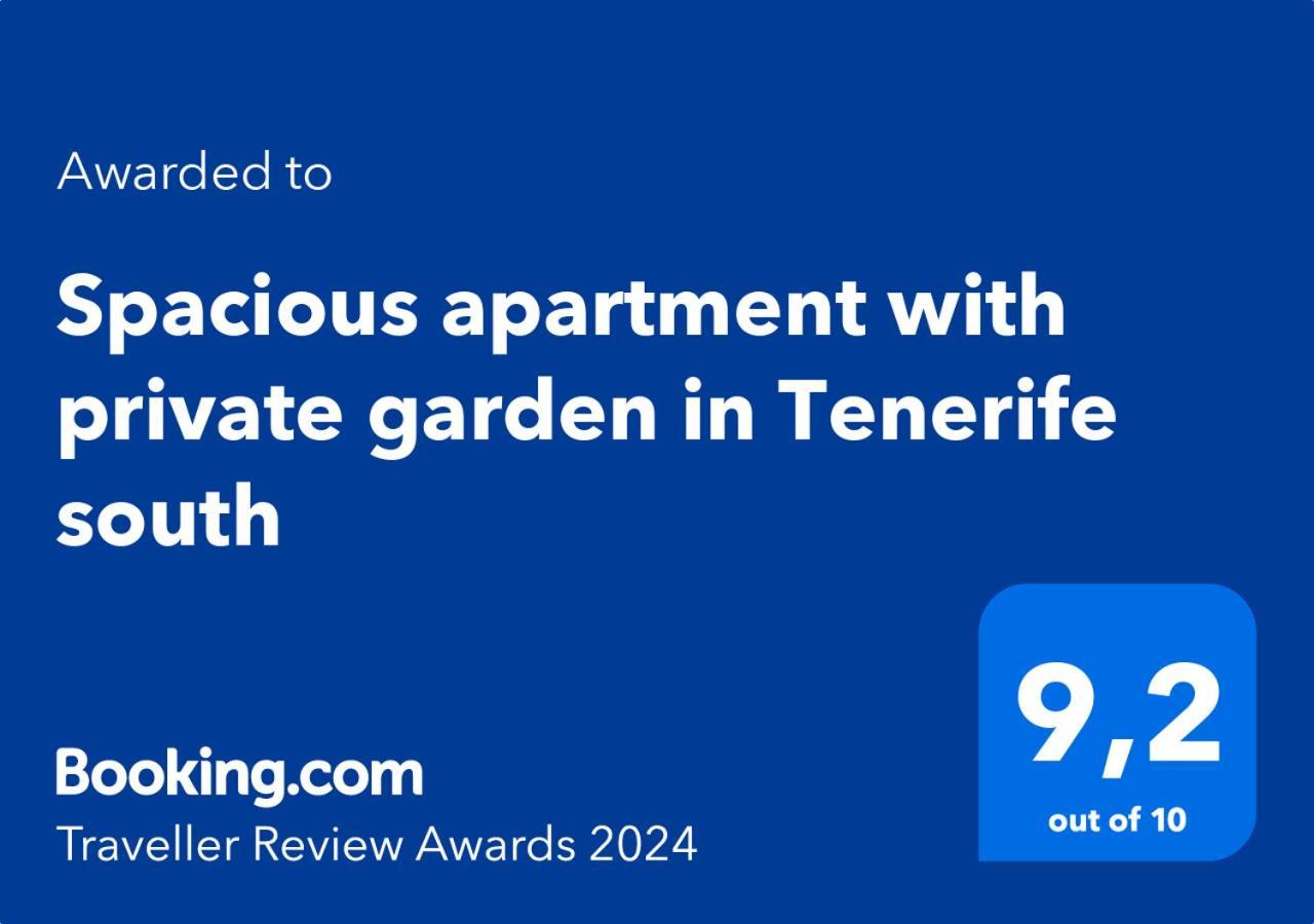 Spacious Apartment With Private Garden In Tenerife South サンミゲル・デ・アボナ エクステリア 写真